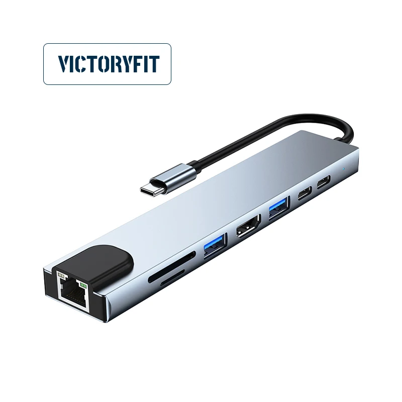 Разветвитель 8 в 1 с USB Type C на 3 0 2 87 Вт | Компьютеры и офис