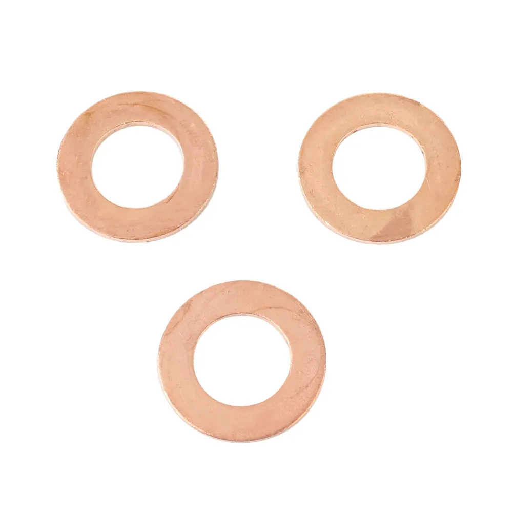20 шт./упак. Ассорти Медь шайба уплотнительное кольцо поддона Разъем 10X18X1 мм