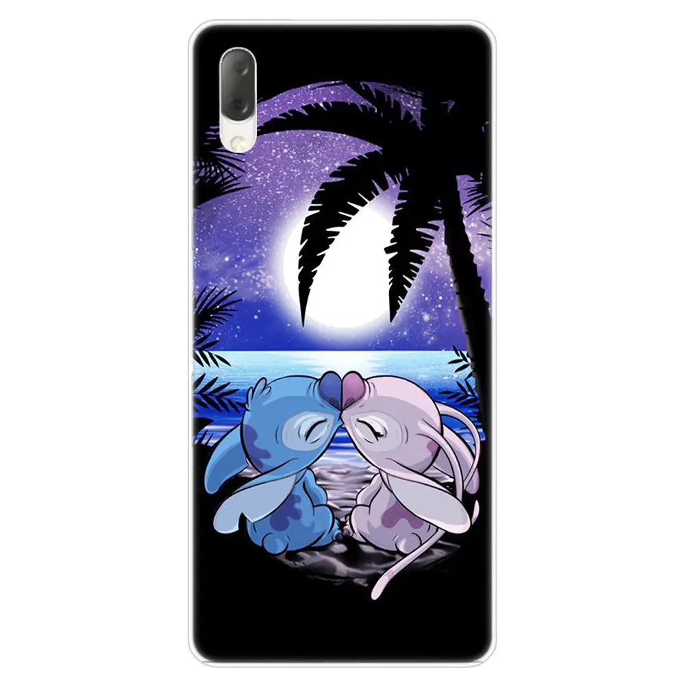 004 Милый мультяшный Ститч жесткий чехол для Sony Xperia L1 L2 L3 X XA XA1 XA2 XA3 ультра 10 плюс E5 XZ XZ1 XZ2 компактный XZ3 XZ5 2 20 крышка - Цвет: 004