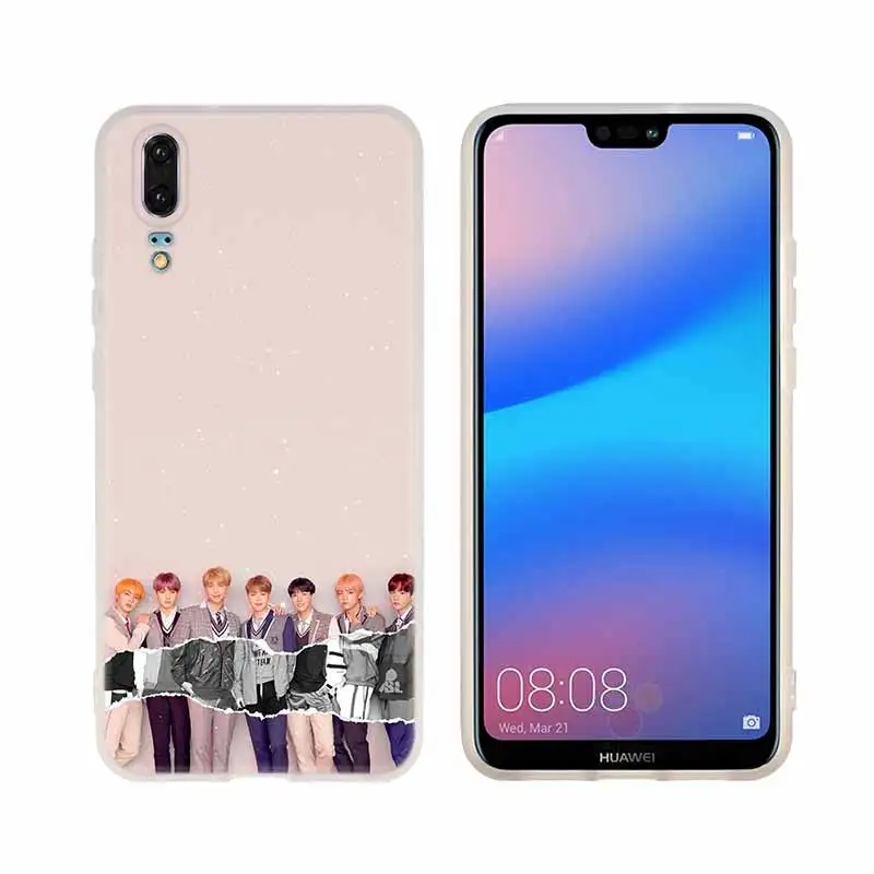 Чехол для телефона huawei P8 P9 Lite P10 P20 P30 Lite Plus Pro P Smart мягкий чехол Kpop Bangtan для мальчиков - Цвет: pattern 04