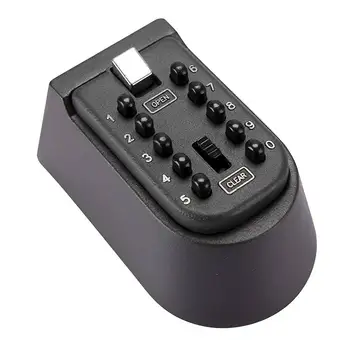 

Best Wall Mounted Key Lock Box with 10-Digit Push Button Combination Perfect for Guests,Contractors, Spare Key Storage at Home