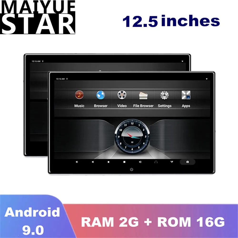 売れ筋ランキング 車のヘッドレストモニター 12 5インチ Android 9 0 4k 19x1080p Wifi Bluetooth Usb Sd Hdmi Fm Miracastリンク 日本謹製 Kingscages Com