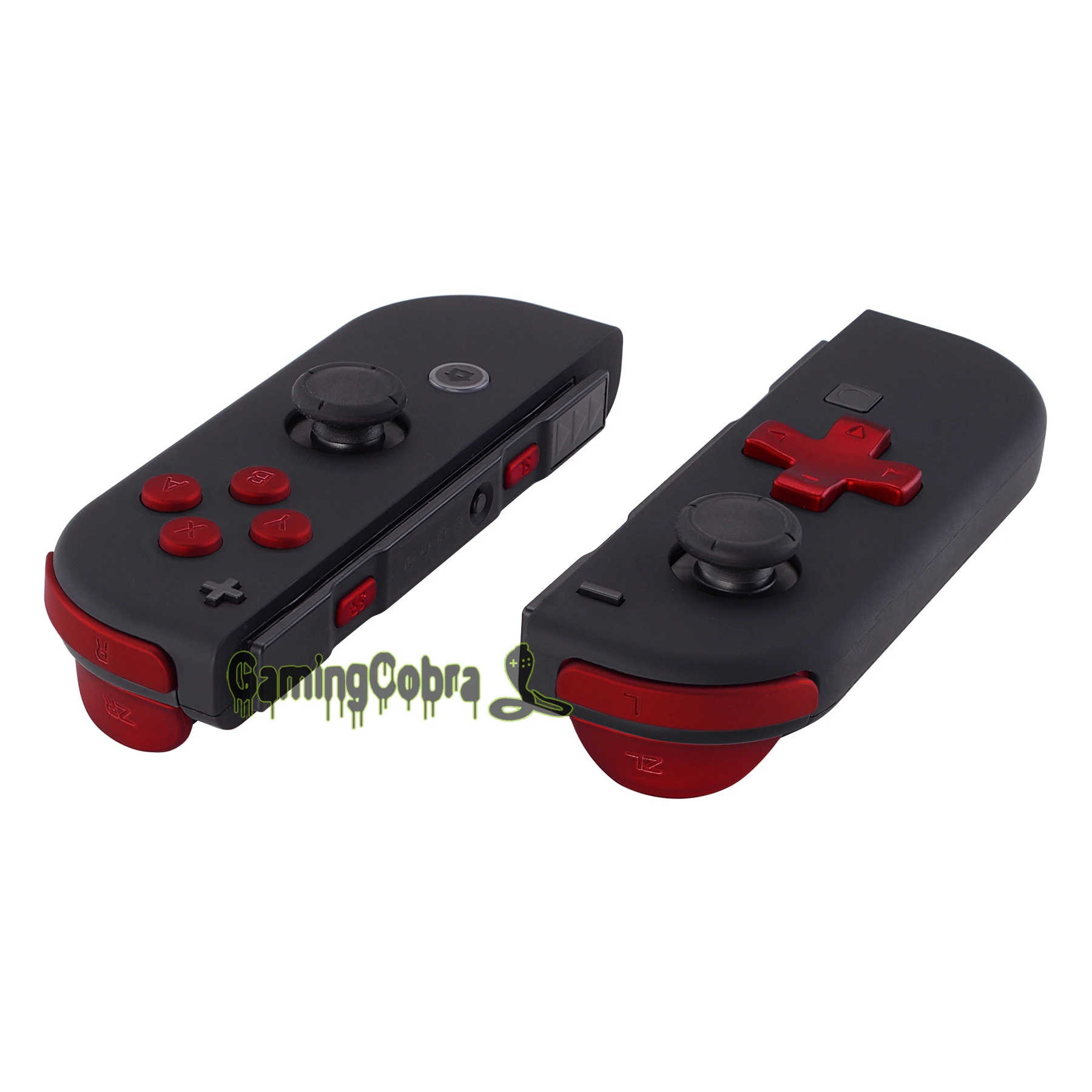

Soft Touch Red Replacement D-pad ABXY Keys SR SL L R ZR ZL Trigger Full Set Buttons with Tools for Nintendo Switch Joy-Con