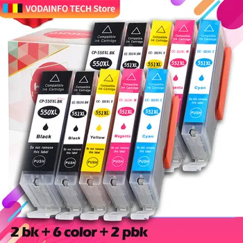 

PGI 550 cli 551 full ink cartridge for canon PIXMA IP7250 MG5450 MX925 MG5550 MG6450 MG5650 MG6650 IX6850 MX725 MX925 printer