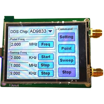 

AD9833 signal generator DDS signal source sine wave triangle wave square wave frequency sweep frequency TFT touch