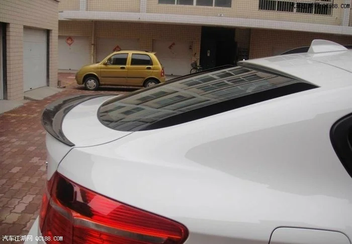 2008 ~ 2013 P Стиль углеродное волокно X6 E71 задний спойлер багажника для BMW E71|spoiler