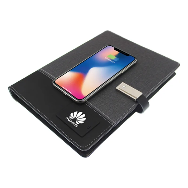 

A5 Creative gifts practical mobile power notebook business suit charging treasure notepad extensive notes