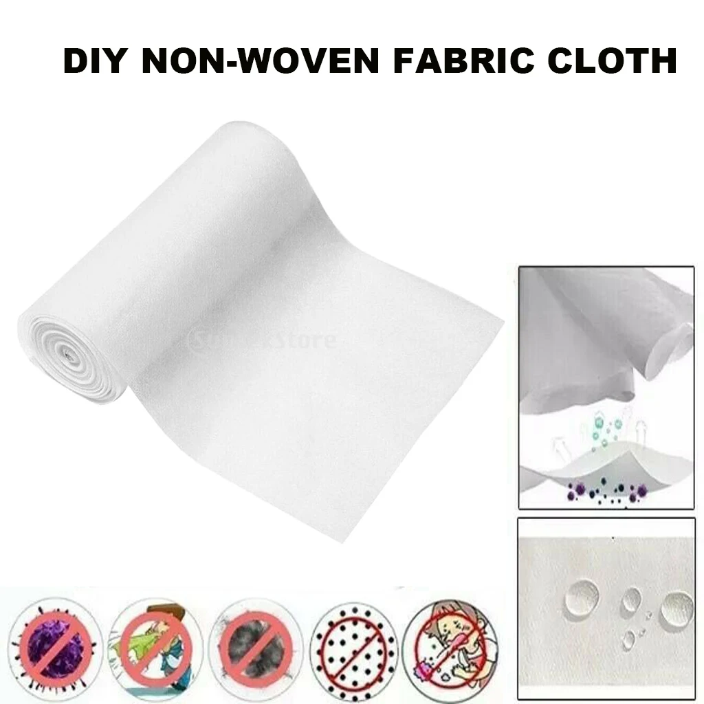 Waterproof Polypropylene 5M Non-Woven Fabric Apparel DIY Handmade Material Sewing Patchwork Lining