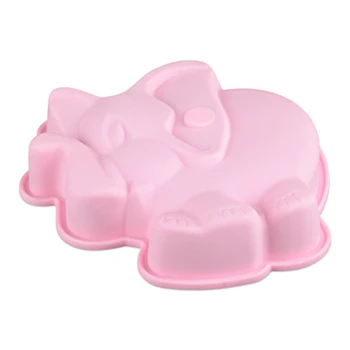 

Hot Sale Elephant Silicone Baking Molds Handmade Chocolate Cake Pan Pudding Jelly Molds DIY Bakeware Kitchen Tools Soap Craft
