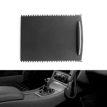 Автомобильная Крышка центральной консоли подстаканник противоскользящие подушки высокого качества молния прокатки занавес коробка отделка для Mercedes Benz W203