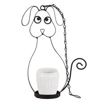 

1pc Iron Art Flower Pot Stylish Pretty Fashion Succulent Flowerpot Iron Frame Plant Pot Iron Frame Flower Pot for Home Office