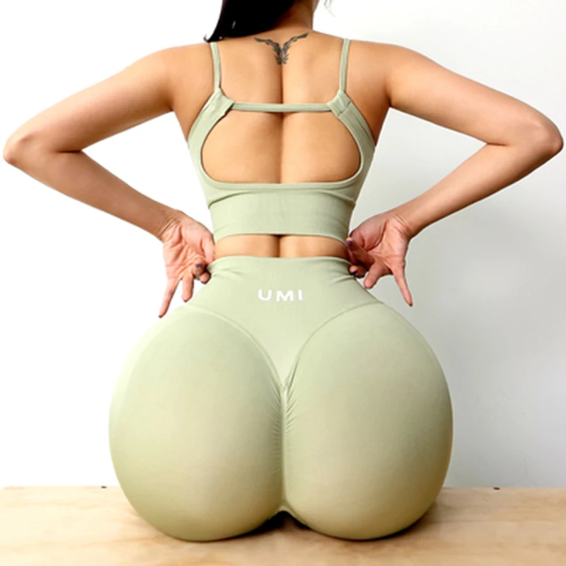 

Seamless Tummy Control Yoga Pants Stretchy High Waist Compression Tights Sports Pants Push Up Running Women Gym Fitness Leggings