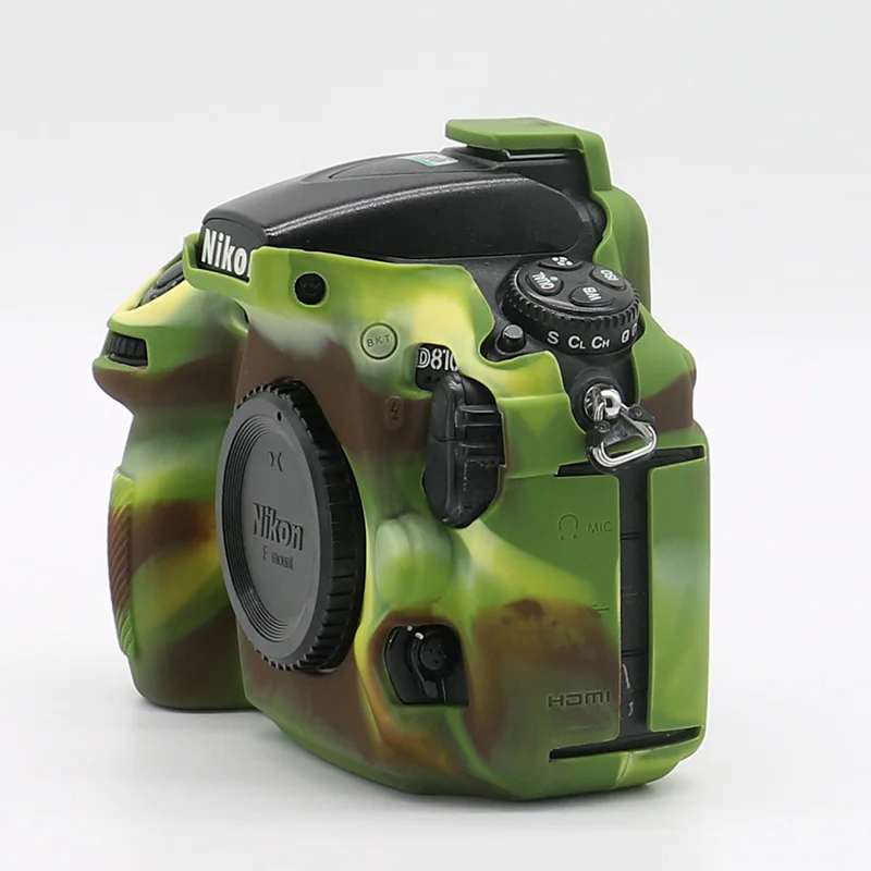Мягкий силиконовый чехол, Резиновая кожа брони, протектор для камеры Nikon D810, защитный чехол