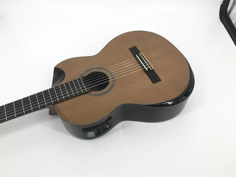 Высококачественная классическая гитара ручной работы со специальной чашей, Чехол для гитары