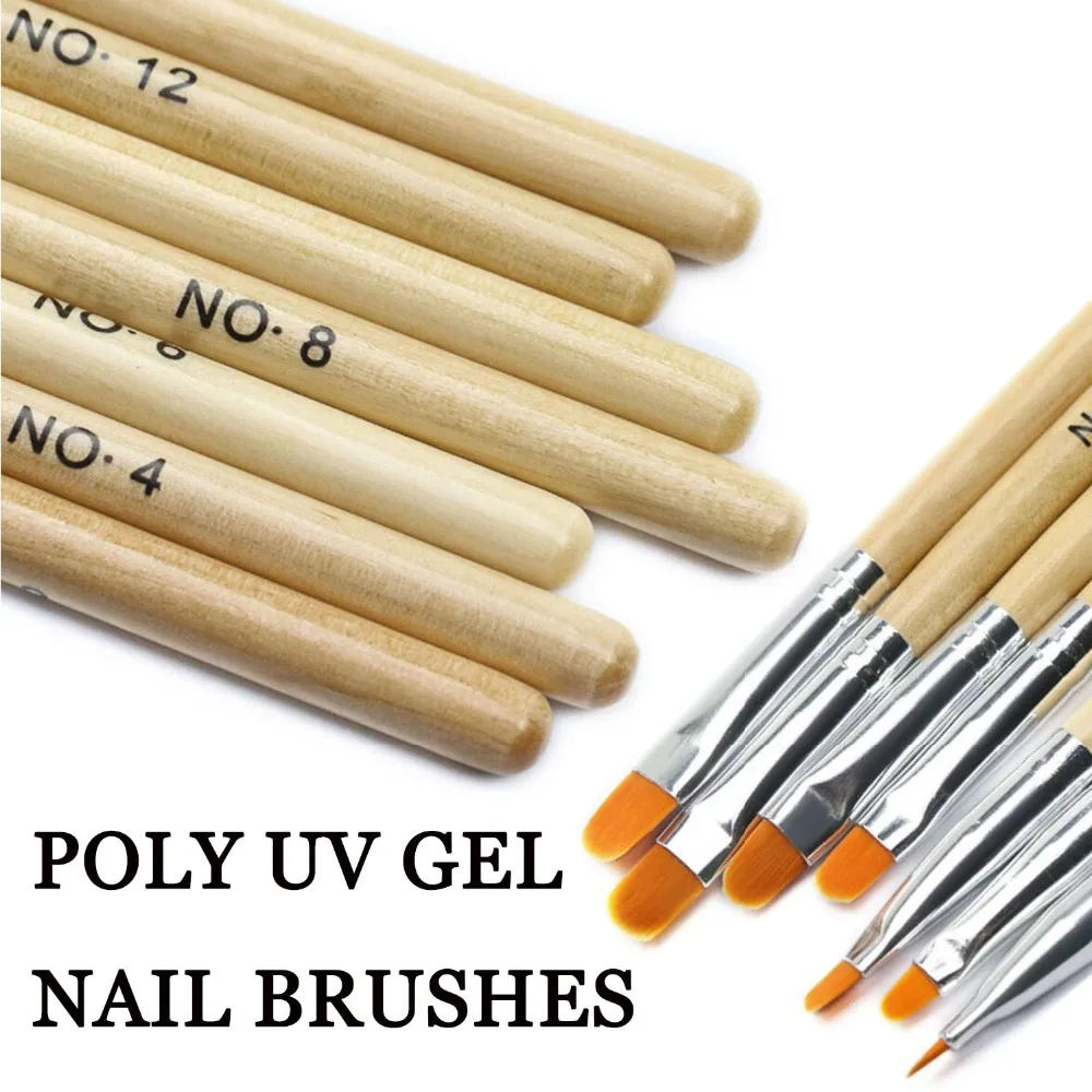 uv gel nail brush