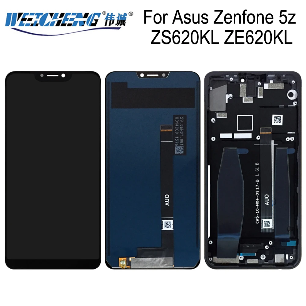 Оригинальный ЖК-дисплей 6 2 дюйма для Asus Zenfone 5 2018 Series ZE620KL с сенсорным экраном и