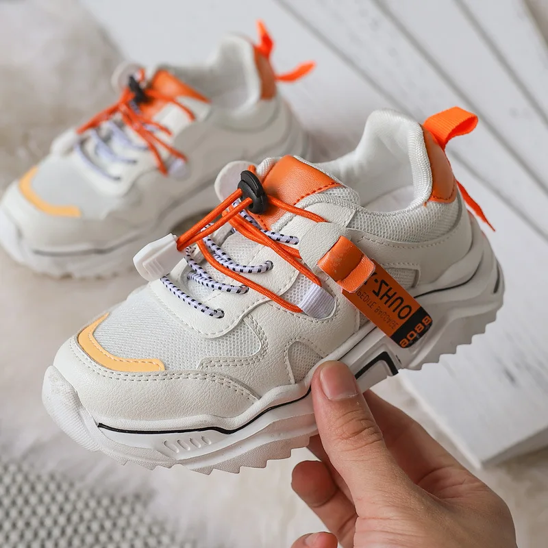 Yorkzaler Spring Autumn Kids Sneakers For Girls Boys Mesh Breathable Children Sport Shoes Summer Baby Footwear Size 27-31