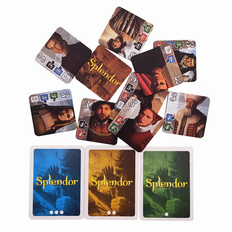 Настольные мини-игры Splendor для взрослых, английские настольные игры для семьи, игральные карты