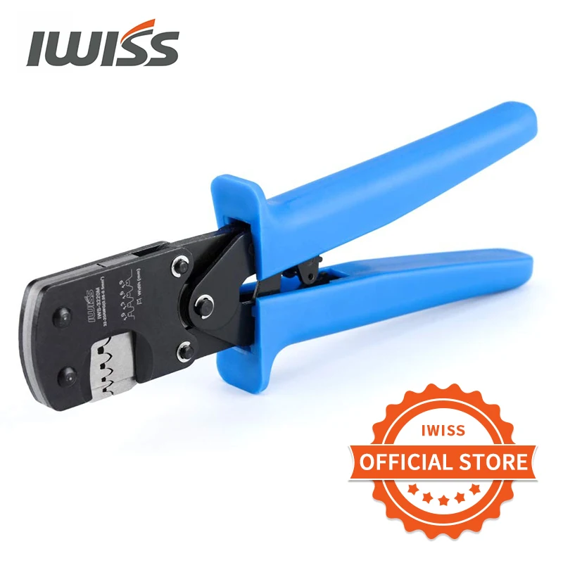 IWISS IWS 3220M Обжимной инструмент для микроразъемов 0.03 0.52mm² 32 20AWG щипец с храповым