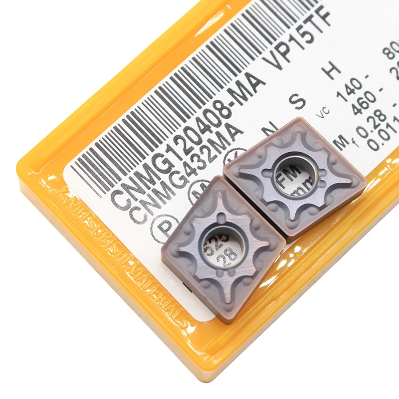 100 шт. CNMG120404 MA VP15TF твердосплавная вставка CNMG120408 токарный инструмент с ЧПУ внутренний токарный инструмент или внешний токарный инструмент
