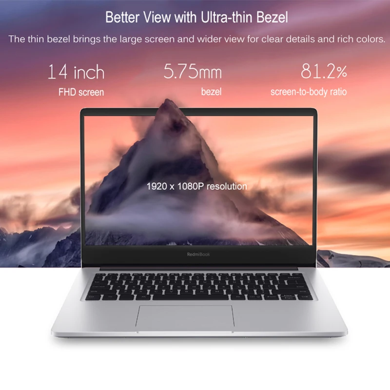 2019 Xiaomi Redmibook 14 Laptop Intel Core i5-8265U / i7-8565U NVIDIA GeForce MX250 8GB DDR4 256GB/512GB SSD Ultra Thin Notebook 2019 Xiaomi Redmibook 14 Laptop Intel Core i5-8265U / i7-8565U NVIDIA GeForce MX250 8GB DDR4 256GB/512GB SSD Ultra Thin Notebook