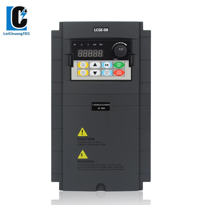 

VFD 7.5KW 3-Phase Motor Control 380VAC Variable Frequency Inverter 50Hz 60Hz