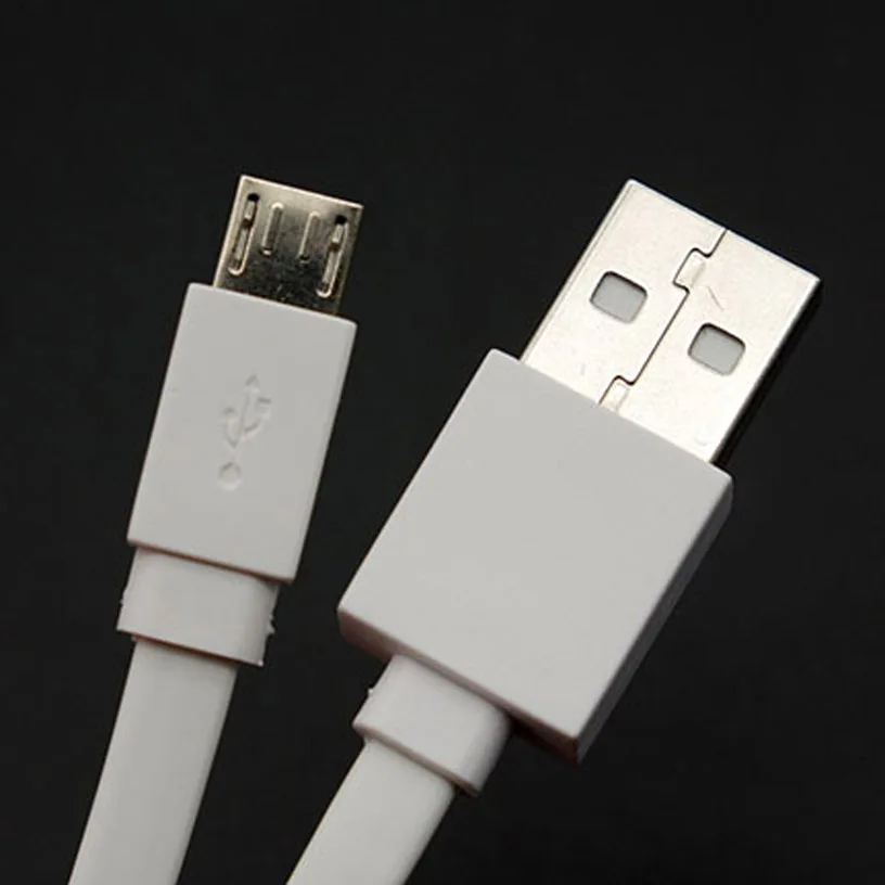 dedicated micro USB charging cable port D + D- Andrews flat short jumper car / charge mobile computer USB port
