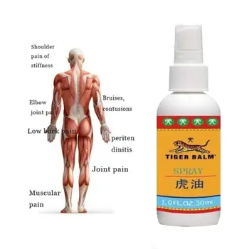 

1pc 30ml Tiger Oil Joint Spine Lumbar Muscle Pain Relief Spray Ointment Thailand Painkiller Ointment itch Soothe itch Effective