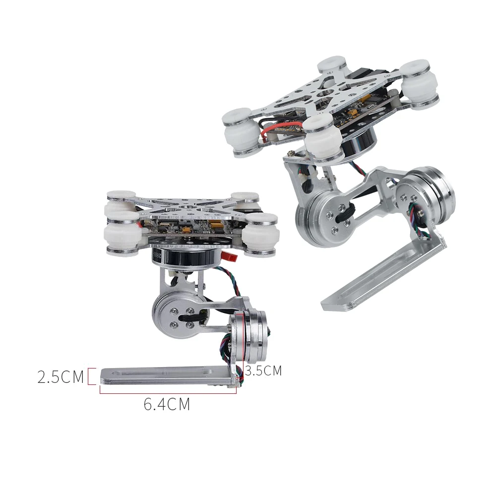 

1pcs 3-Axis Brushless Gimbal Camera Mount & 32bit Storm32 Controller Broad For Gopro3/Gopro4/SJ4000/XiaoMi Camera