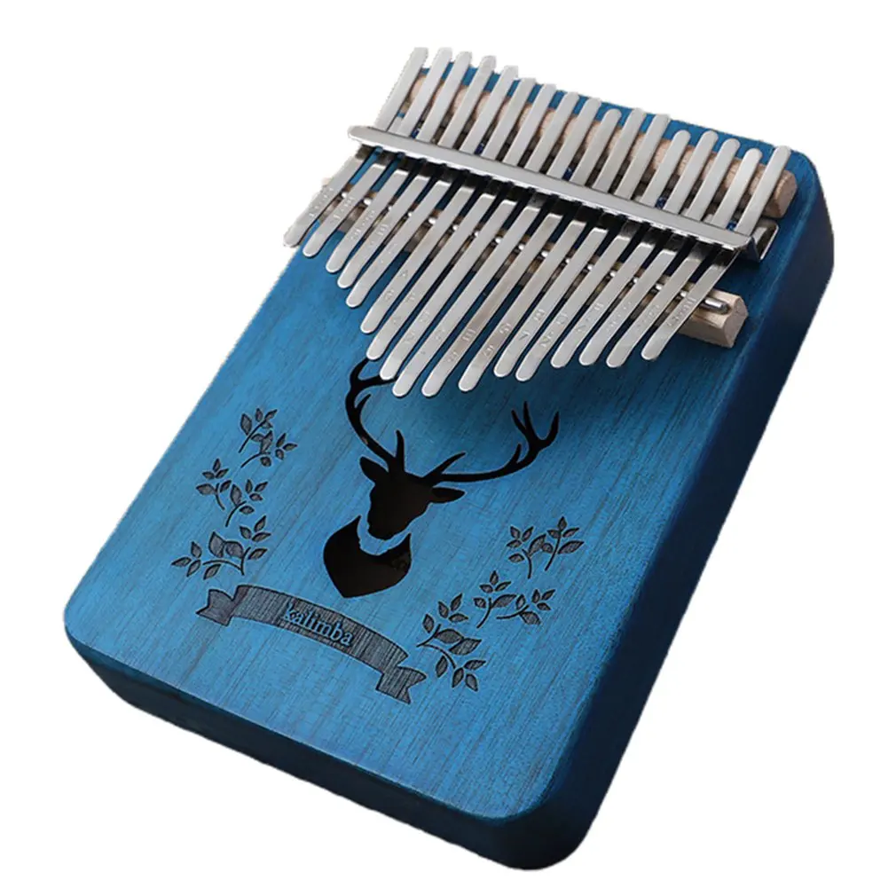 Пианино Kalimba 17 клавиш персиковый цветок подаропосылка чистый и мелодический звук