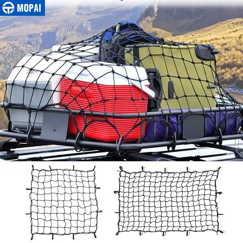 MOPAI Universal SUV Truck Trailer Elastic With Hook Baggage Net Car