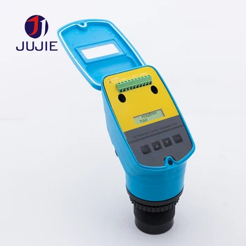

Water tank level monitor high accuracy digital ultrasonic level sensor 8 10 12 15 meters level indicator 4-20mA liquid depth