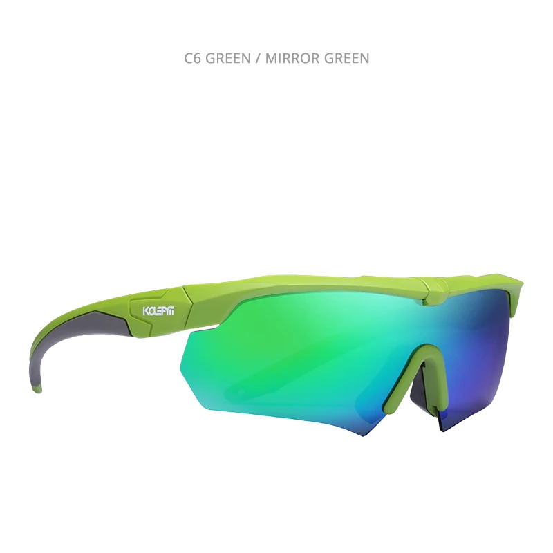 KDEAM спортивные солнцезащитные очки TR90 Frame 12 цветов мужские брендовые KD333 UV400 Нескользящие удобные летние солнцезащитные очки wo для мужчин - Цвет линз: C6