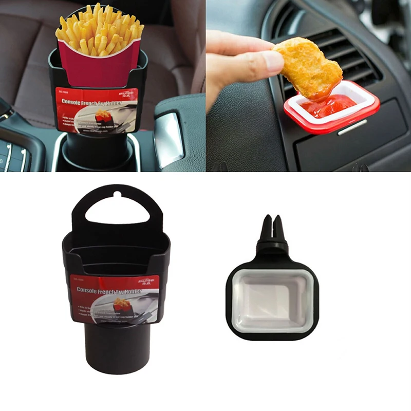 car interior accessories a pair of car plastic hooks sauce holder sauce cup holder car mini dip cup immersion jacket. Heart Horse Car French fries cup holder 