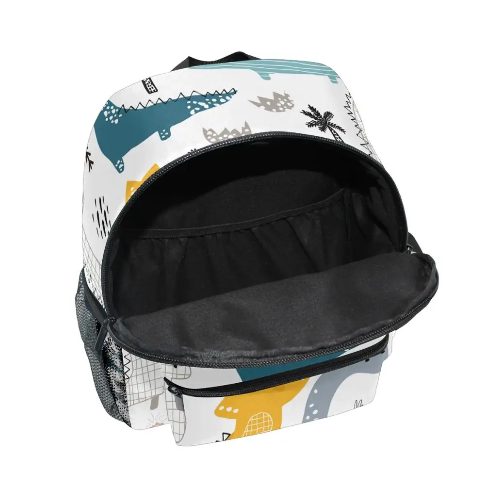 ALAZA 3pcs/set Small Kindergarten Backpack Children School Bags Kids Dinosaur print Schoolbag Baby Toddler Bag Mochila Infantil 5