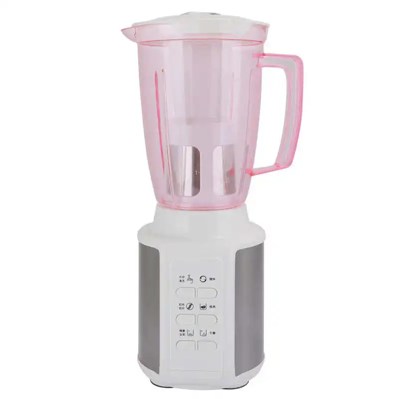 Multifunctional Blender Automatic Timer Fruit Juicer Ice Smoothies Mixer Meat Grinder Food Processor