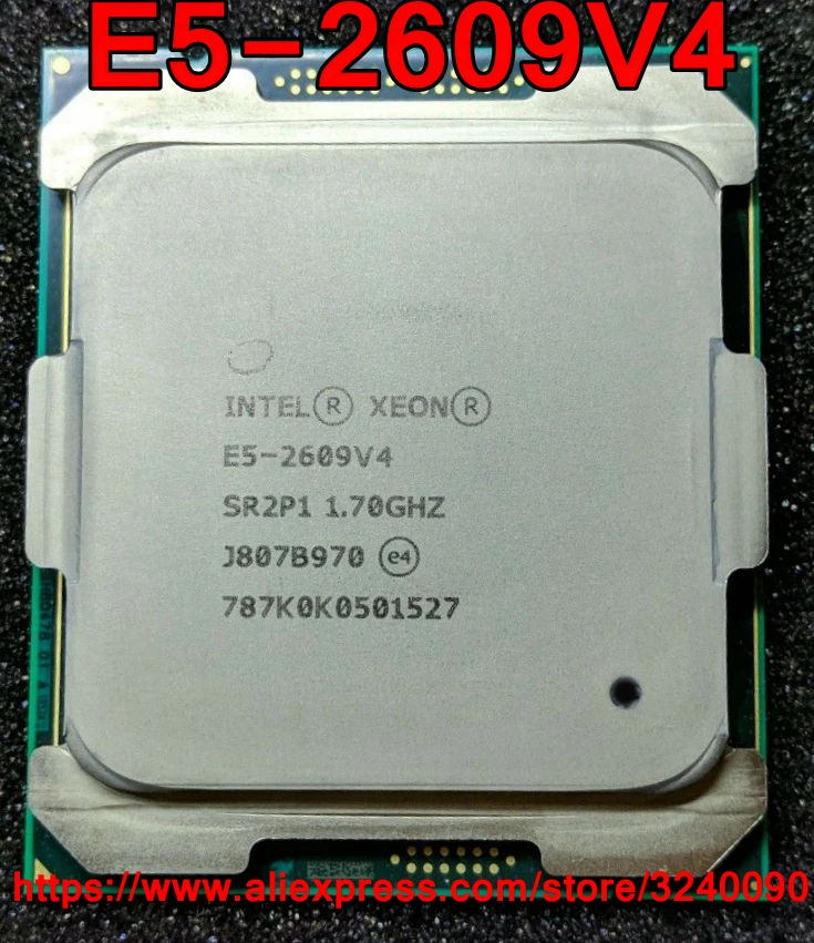 Процессор Intel ЦП Xeon E5-2609V4 SR2P1 1 70 ГГц 8-ядерный 20M LGA2011-3 E5-2609 V4 E5 2609V4 Бесплатная