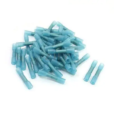 

50Pcs BHT2 Dual Ends Fully Insulated Crimp Terminal for 16-14 AWG Wire