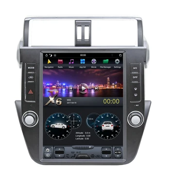 

NAVITOPIA 12.1inch 4G+64GB Tesla Style Vertical Screen Android 8.1 Car DVD GPS Navigation for Toyota Prado 2014-2017