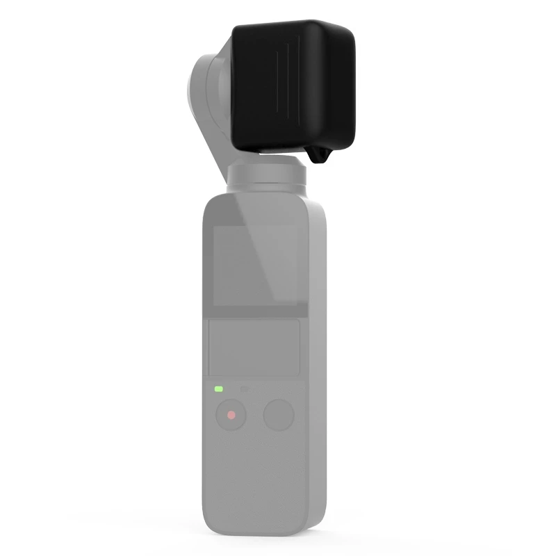 Силиконовая Защитная крышка объектива для DJI OSMO Pocket - Цвет: Черный цвет