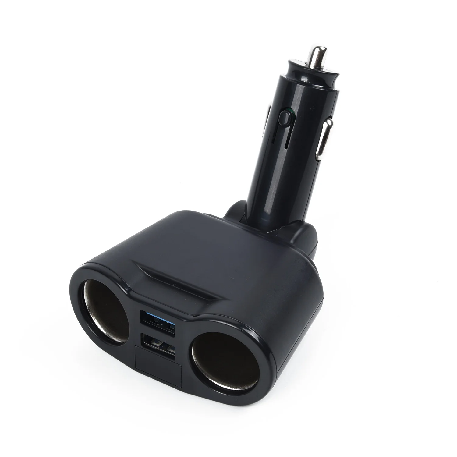 Цифровой Dual USB Зарядное устройство 2-полосная розетка для автомобильного прикуривателя адаптер вращения Фирменная Новинка и высокое качество