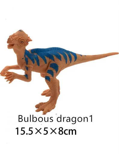 Bulbous dragon1 1 шт., модель динозавра, игрушечный динозавр, Птерозавр, трицерозавр, Парк Юрского периода, детские игрушки, T-REX игрушка для обучения подарки - Цвет: Bulbous dragon1