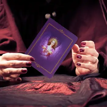 

44Pcs Cards Tarot Cards For Daily Guidance Angel Oracle For Teens Fun Table Cards Game Lovers Beginners Double Game