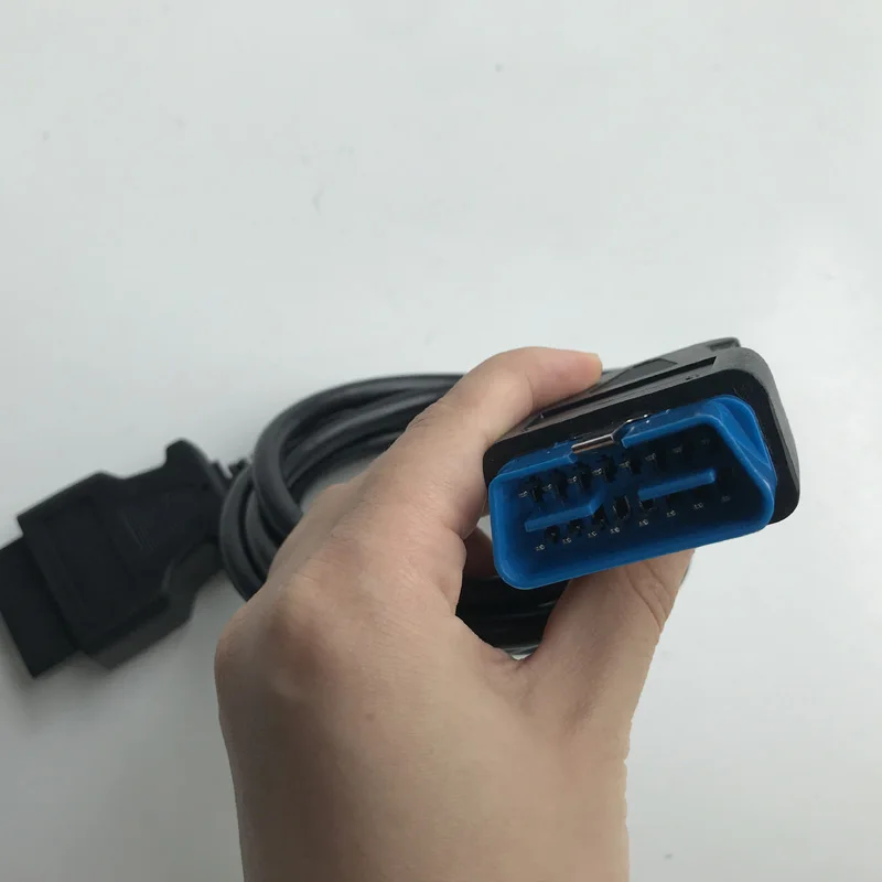 Разъем obd2 16 pin женский открытый Удлинительный кабель 1 2 м длина к obd ii