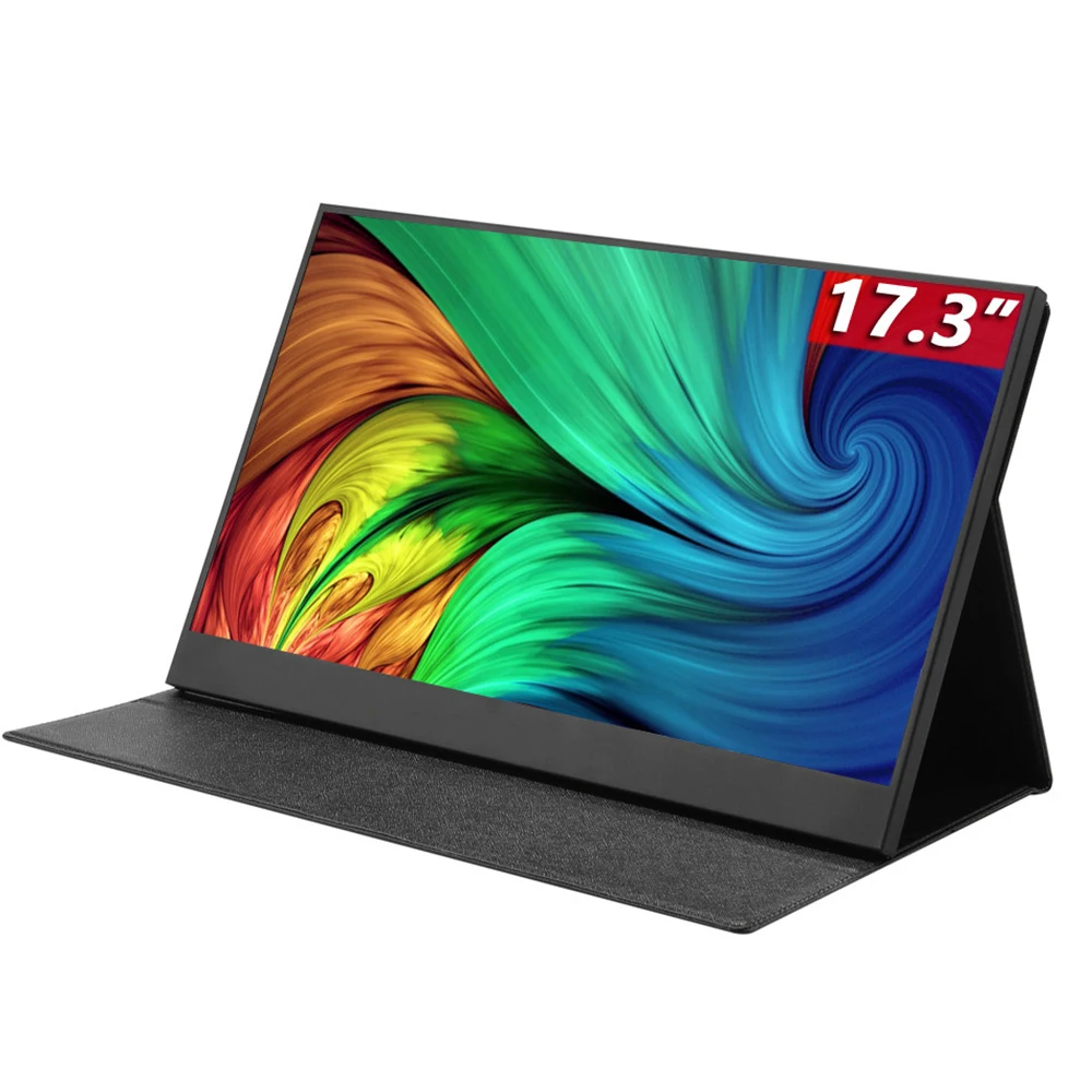 17 3 дюйма Тип C HDMI-совместимый 1080P HDR портативный монитор для смартфона ноутбука