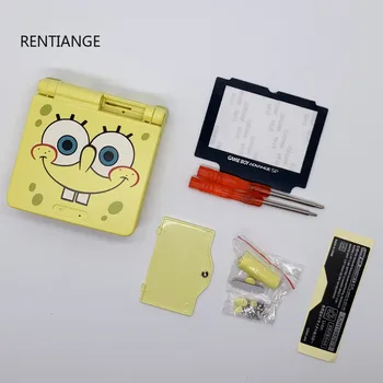 

NEW For GameBoy Advance SP Classic SNES Limited Edition Replacement Housing Shell Screen Lens For GBA SP Housing Case Cover