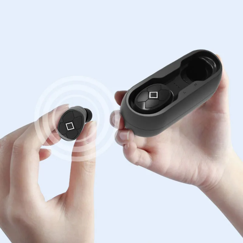 TWS V5 Bluetooth 5,0, бинауральные наушники для звонков, настоящие беспроводные наушники, водонепроницаемые, с шумоподавлением, Спортивная гарнитура с зарядным устройством