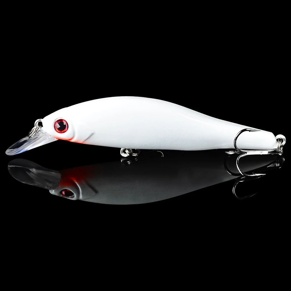 Приманка Minnow, 1 шт., 11,5 г/9,8 см, жесткая приманка, 5 цветов, рыболовные снасти, 8#, крючок, искусственная приманка - Цвет: E