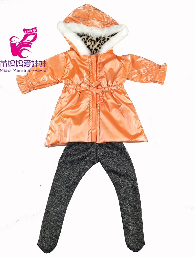 Дял 18-дюймовой куклы Одежда для девочек лыжная куртка для 43 см для ухода за ребенком для мам Одежда для новорожденных, куклы, одежда для маленькой девочки, куртка в стиле кукольной