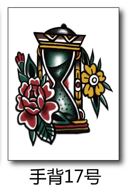 Waterproof Temporary Tattoo Sticker Flower Rose Fake Tatto Flash Tatoo Hand Arm Foot Back Tato body art for Girl Women Men